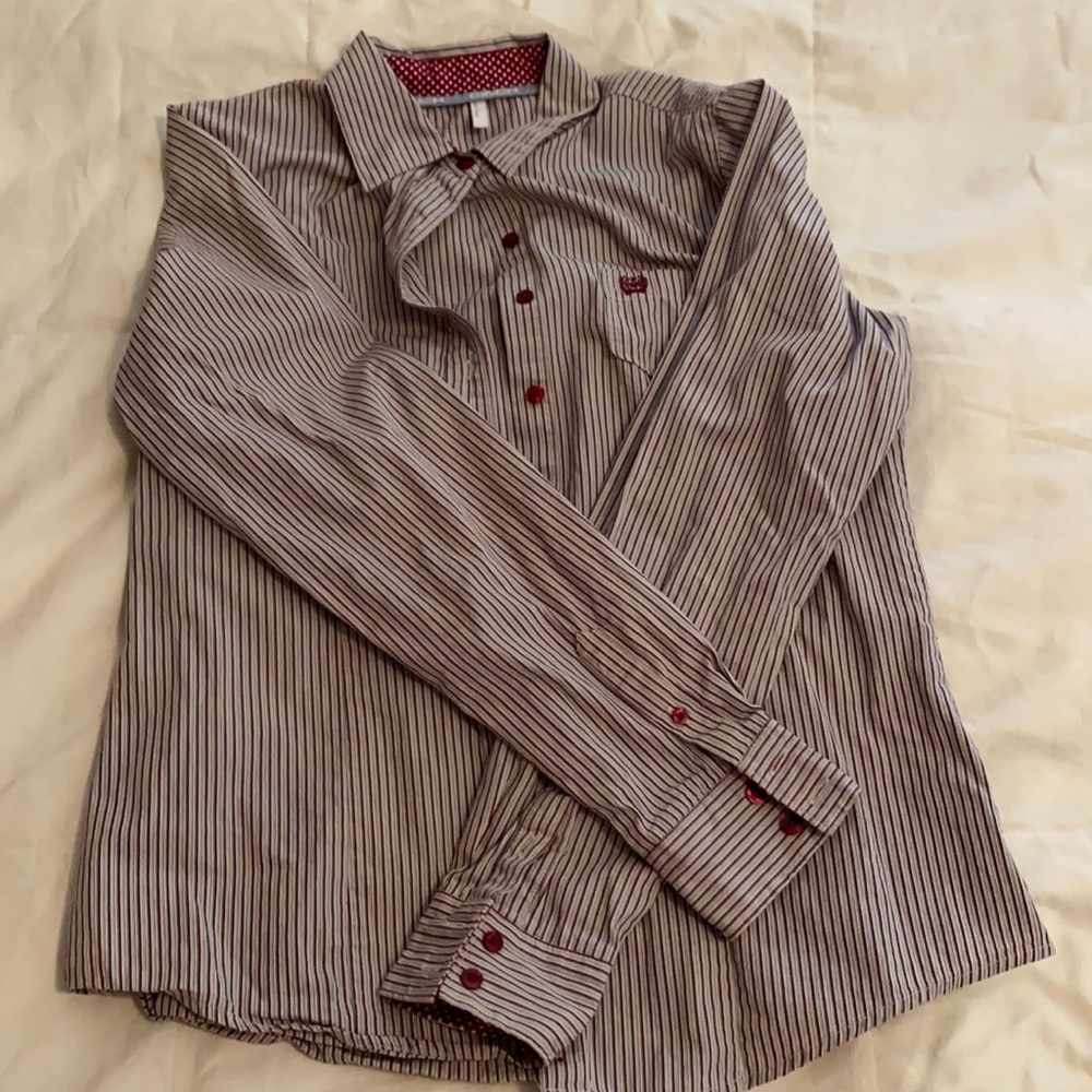 Cinch Long sleeve button up